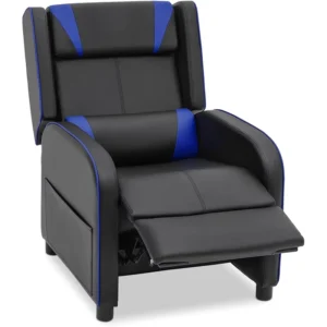 Comfortable Massage Function E Sports Sofa Adjustable Gaming Recliner Chair Racing Style Massage Single Sofa with Headrest