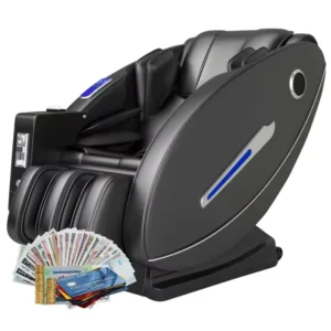 Commercial 3D Zero Gravity Massage Chair with Payment System Coin Bill Operated for Body Application