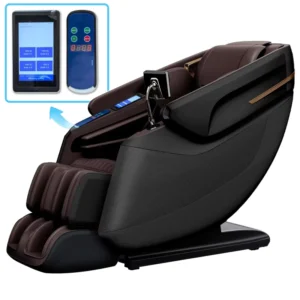 Commercial Coin QR Payment 4D Massage Chair with Bluetooth SL Track Zero Gravity for Airports Malls High Traffic Use
