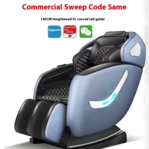 Commercial Fully Automatic Shiatsu Musical Massage Chair for Body Use Accepts QR Code & WeChat Alipay Payments