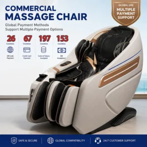 Commercial Vending Massage Chair Bill Acceptor Cash Coin Operated Vending Machine 4D Massage Chair With Payment System