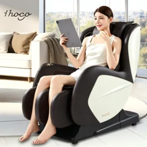 Compact Electric Full Body Massage Chair IHOCO M6 PRO with 6 Massage Techniques for Small Living Room