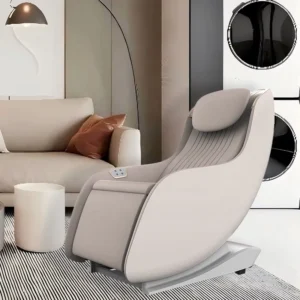 Compact Massage Chair Recliner 110cm SL Track Zero Gravity Bluetooth Body Infrared Therapy Waist Heating Home Office Use