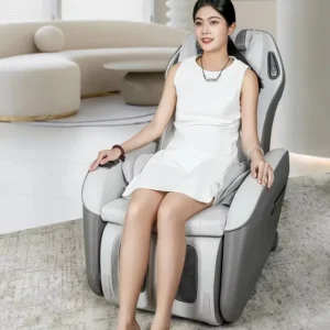 Compact Massage Chair Space Saving Home Mini Full Body Massage Chair with Adjustable Intensity Intelligent Electric Massage Sofa