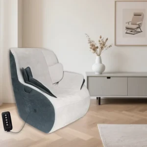 Compact Mini Air Pressure Massage Chair With Kneading Heating Tapping Timer Functions Japan Space Saving Massage Sofa