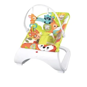 Cross Border Baby Recliner Chair with Vibration Toy Pendant Comfortable Plastic Rocking Chair to Soothe Baby Sleep
