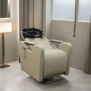 Custom Color Electric Adjustable Shampoo Chair For Beauty Salon Barber Shop Furniture Hair Washing Recliner