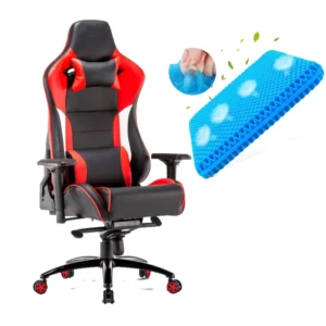 Custom Color Luxury Gaming Chair High Back Swivel Massage Chair Metal Frame E-sport Chair with Gel Pad