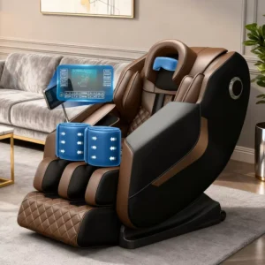 Custom Designed Modern Multi-Functional Shiatsu Electric Full Body ReclinerPlus Living Room Sofa Logo 3D Massage Chair