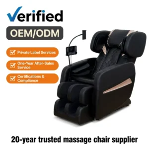 Custom Ergonomic Zero Gravity Massage Chair Recliner with Full Body Air Pressure for Targeted Muscle Recovery