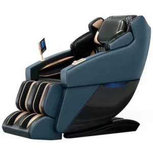 Custom Luxury SL Track Shiatsu Grey Foot SPA Seat Zero Gravity Space Capsule Massage Chair