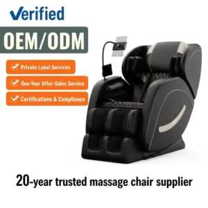 Custom Modern Zero Gravity Massage Chair Recliner with Full Body Air Therapy