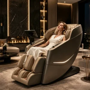 Custom OEM 4D 180 Degree Reclining Massage Chair Zero Gravity Full Body Shiatsu SL Track Home Relax Machine