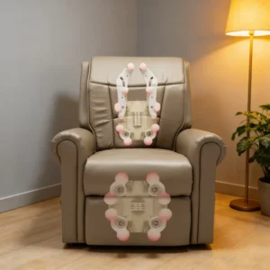 Custom Shiatsu Kneading Massager Head 3D Deep Tissue for Chair Sofa Vigorous Muscle Relaxation with Adjustable Intensity