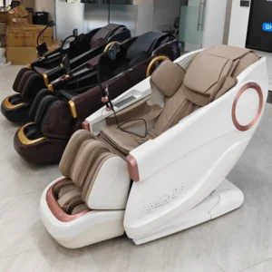 D Luxury Full Body Zero Gravity Massage Chair with Heating Rolling Shiatsu Functions for Home Use Modern Leisure Style Foldable