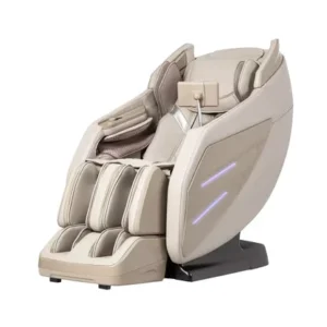 Deluxe 3D Touchscreen Controller Modern Foldable Lumbar Heating Therapy SL style Track Full Body Air Massage Chair