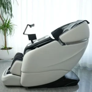 Deluxe Dual Core 4D SL Track Shiatsu Massage Chair with Zero Gravity Body Scan Best 3D Luxury Massager Chairs