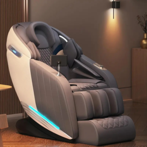 Deluxe Electric 4D Shiatsu Kneading SL Rail Recliner 3D 0 Gravity Massage Table Hot Shiatsu Full Body Massage Chair