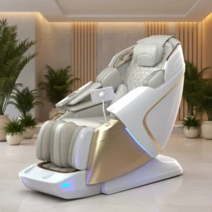 Deluxe Full Body Health Care Shiatsu Massage Chair with Advanced 4D Technology
