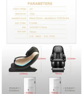 Deluxe Massage Chair with Thermal Heating