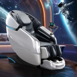 Deluxe Shiatsu Zero Gravity Massager Chair SL Track 4D Body Touch Massage Chair Electric Massage Sofa High End 5D in Dubai
