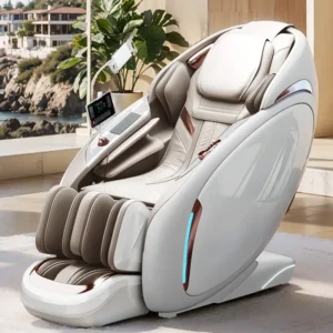 Distributor 4D Retractable Manipulator Full Body Zero Gravity Wireless Charge Health Detection System ABS Shell Massage Chair
