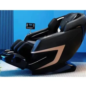 Double SL Track 4D Manipulator Smart Screen Touch Zero Gravity Massage Chair with Electric Rod