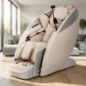 Dual 4D SL Track Zero Gravity Full Body Massage Chair Electric Heated Shiatsu Kneading Thai Stretch Recliner for Home Office