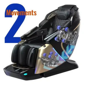 Dual Core Electric 4D Full Body Massage Chair Shiatsu Zero Gravity Chair for Home Living Room