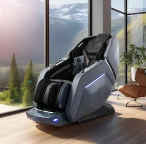 Dual Core Electric 4D Massage Chair Stretch Shiatsu Zero Gravity Double Mechanism Chair