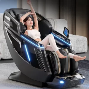 Dual Core High Quality Heating SL Track Massage Chair with Zero Gravity Body Scan Luxury Massager Chair