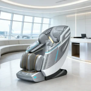 Dual Core New Design Electric Thai Stretch Shiatsu Zero Gravity Double Mechanism PU Leather Full Body Massage Chair