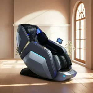 Dual Core SPA Zero Gravity SL Track Full Body Massage Chair with Space Saving Design