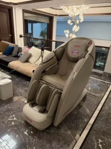 Dual Motor 4D Massage Chair with Smart App Control & Bluetooth Logo for Home Use
