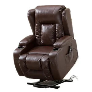 Dual Motor Recliner Lift Chair For The Elderly With 8 Point Massage Heating