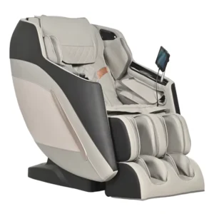 Dual Motor Smart Massage Chair Shiatsu Heating Musical Function Bluetooth USB Rechargeable AI Voice Control for Back Legs Feet