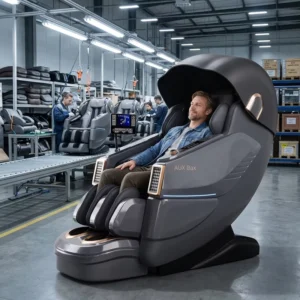 Dual Movement Massage Chair Full Body Zero Gravity Massage Chair Luxurious With Headband Relaxation Massage Chair