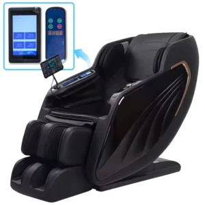 Durable 4D Robotic Full Body Massage Heat Lumbar Support Zero Gravity Bluetooth Commercial Chair Musical Function