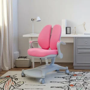 Durable Modern Children Study Chair Plastic Ergonomic Rocking Back Height Adjustable Anti Slouch Bulk OEM