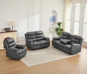 Elderly Lift Recliner Chair with Power Lift Massage & Heat Extendable Feature Tech Fabric Upholstery Remote Control