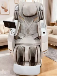 Electric 4D Massage Chair Dual Core Thai Stretch Shiatsu Zero Gravity Double Mechanism Chair for Massage Chair