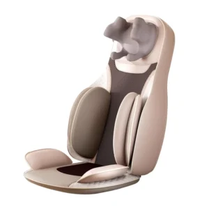 Electric Body Neck Waist Hip Vibrating Shiatsu Red Light Heating Massage Cushion DC12V 30W PU