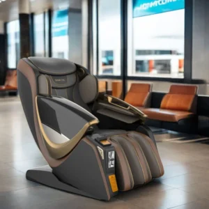 Electric Coin Operated Commercial 4D Full Body by Qr Scan Business Hotel Use Scan Code Payment Massage Chair