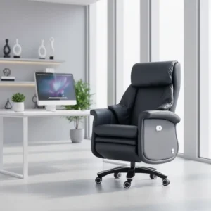 Electric Comfort Office Chair with Massage Function Enhancing Workspace Comfort and Relaxation