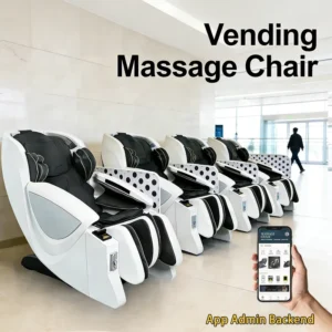 Electric Commercial Use Wear Resistant Appearances Coin And Credit Card Operated Vending Massage Chair For Business Apple Pay
