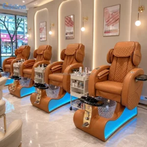Electric Foot Massage Chair Massage Pedicure Chair Spa Chair for Beauty Salon with Foot Bath