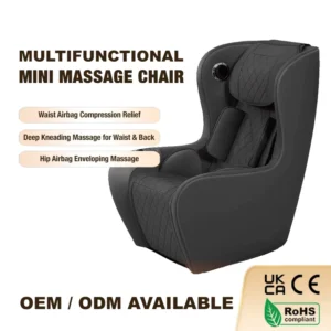 Electric Full Body Massage Chair Shiatsu Small Massager for Home Relaxation and Sleep