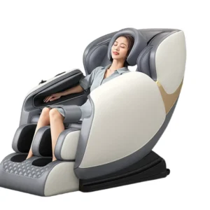 Electric Full Body Salon Massage Chair Zero Gravity 3D 4D 8D Leather Foldable with Sl Track WP C01