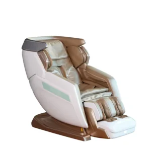 Electric Genuine Leather Leisure Zero Gravity Full Body Massage Chair with Foot Rollers Music Function for Bedroom & Hotel Use