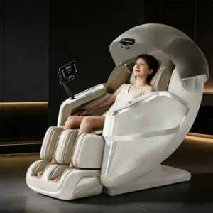 Electric Heated Foldable 4D Zero Gravity Massage Chair Airbags Full Body Massage Smart for Commercial Use